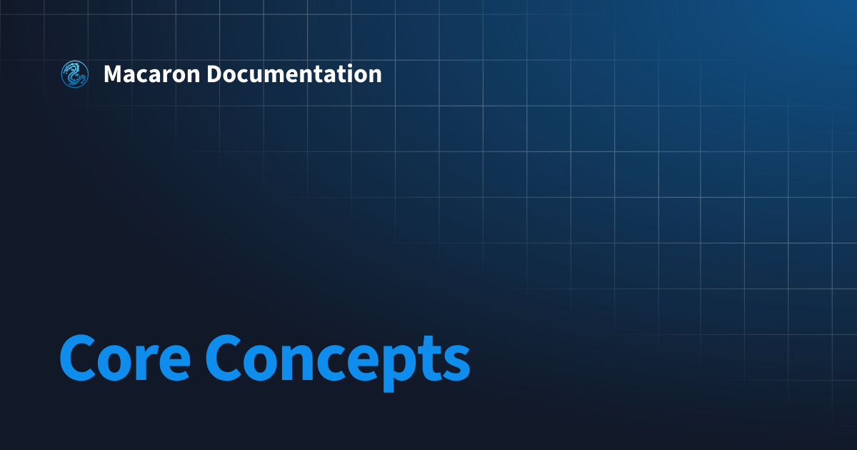 Core Concepts | Macaron Documentation